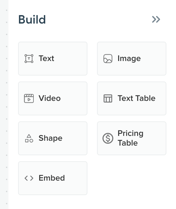 Block menu